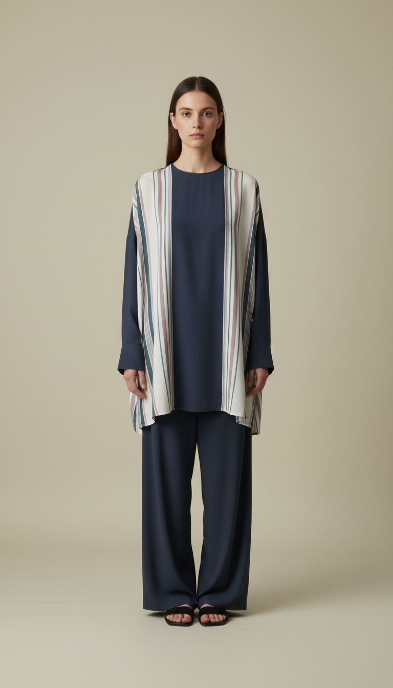 Camicia relaxed in cotone morbido